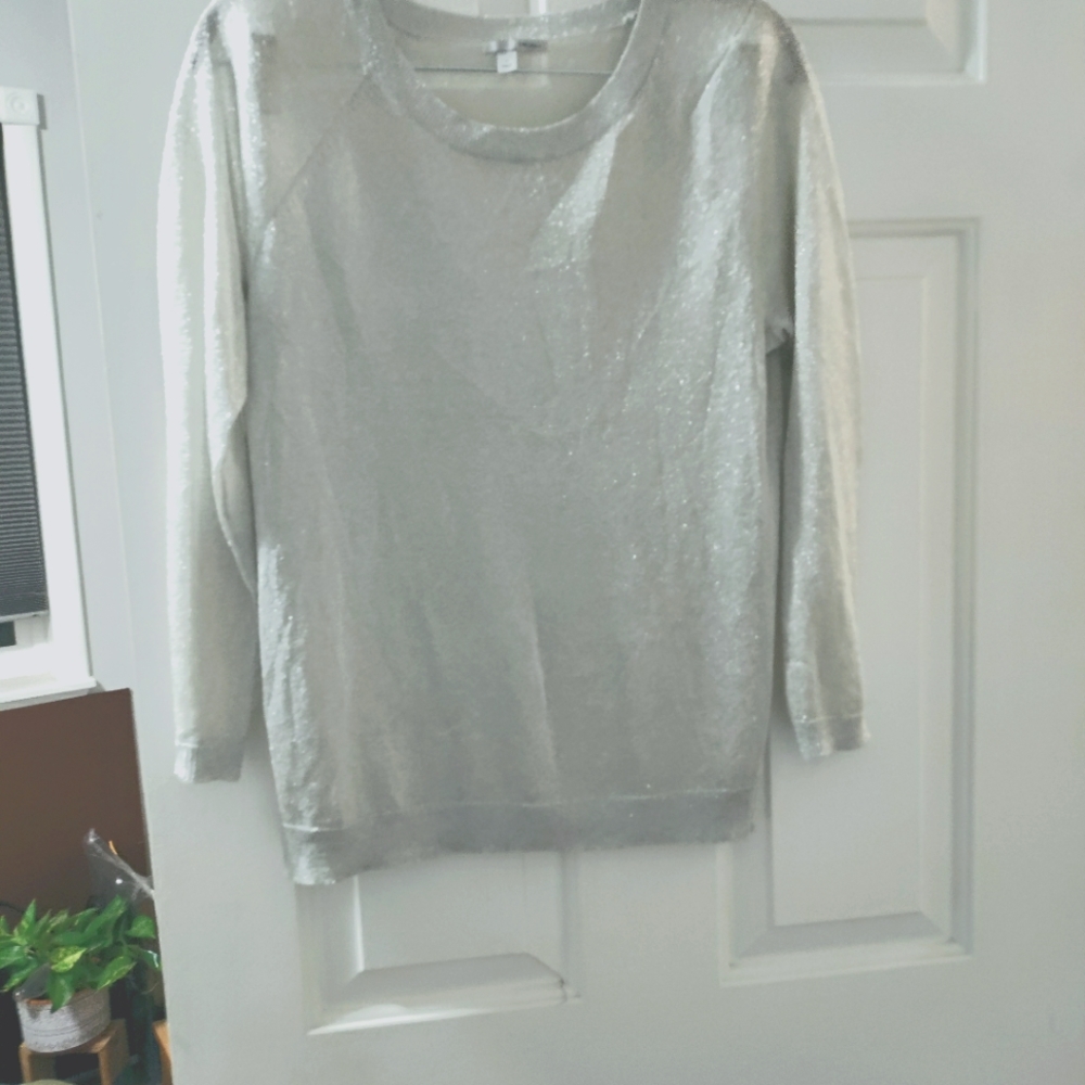 Silver blouse